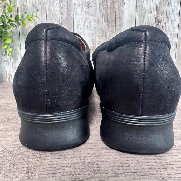 Clarks Artisan Aubria Myth Black Leather Slip On Loafers - Picture 6 of 7